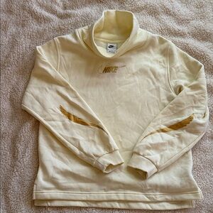 Nike Cream Turtleneck Style outerwear  Youth XL